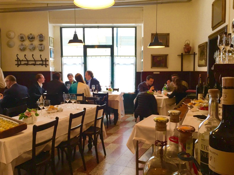 Antica Trattoria della Pesa Interior