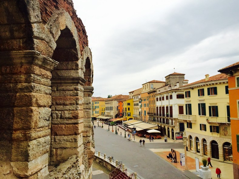 Piazza Bra and Arena in Verona